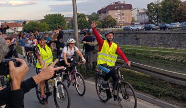 Biciklistička tura „Čuvari Ustava“ u organizaciji Studentske liste završena u Kragujevcu