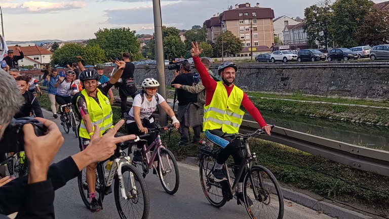 Biciklistička tura „Čuvari Ustava“ u organizaciji Studentske liste završena u Kragujevcu