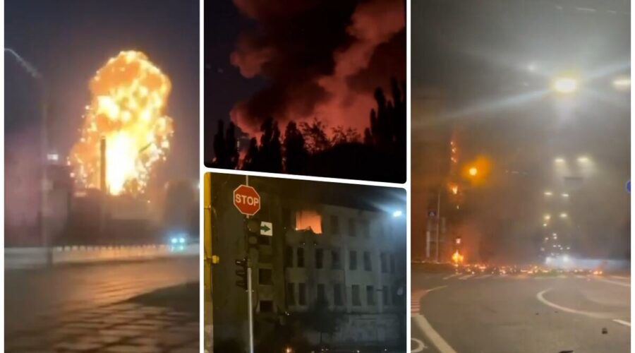 Kijev bukti treći dan zaredom, Ukrajina pod snažnim napadom! Ima mrtvih i ranjenih, među njima i deca! Bukte požari, oštećeni vrtići i zgrade! (foto/video)