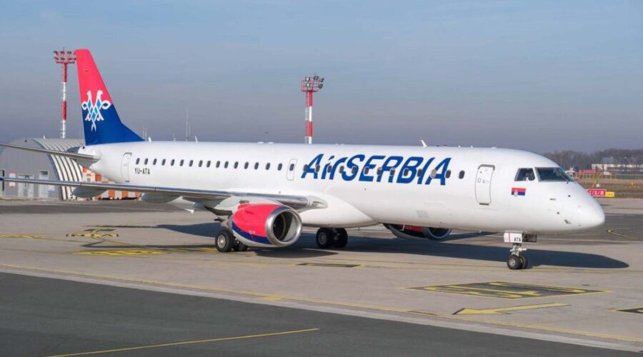 Er Srbija: Preusmeren let između Beograda i Katanije zbog aktivnosti vulkana Etna