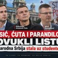 Aleksić, Ćuta i Parandilović povukli listu: Narodna Srbija stala uz studente! Narodna Srbija