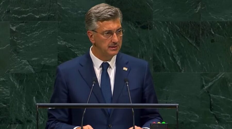 Andrej Plenković napao Srbiju tokom govora na Generalnoj skupštini UN