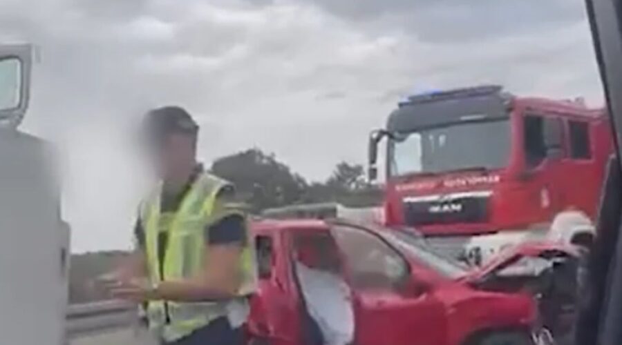 DROGIRAN VOZIO KAMION I ODNEO DVA ŽIVOTA: Uhapšen mladić (27) zbog sumnje da je izazvao tešku nesreću na auto-putu ka Nišu! (VIDEO)