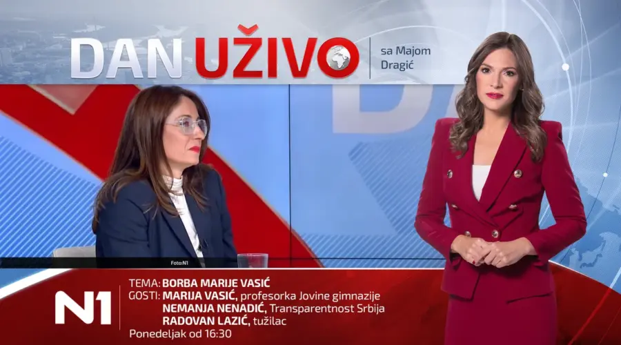 Dan uživo od 16.30h: Borba Marije Vasić