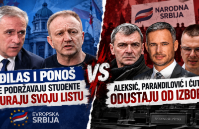 Đilas i Ponoš ne podržavaju studente, guraju svoju listu – Aleksić, Parandilović i Ćuta ispali iz igre i skupštine