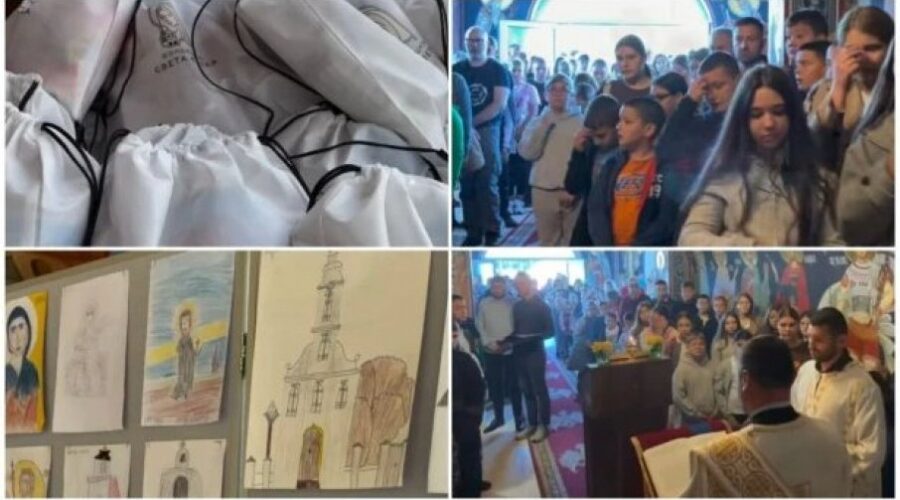 Episkop Heruvim poželeo deci sreću i uspeh, Fondacija “Sveta Petka” podelila paketiće za đake