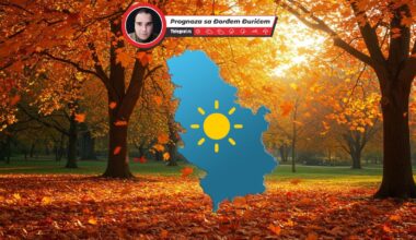 Evo gde će pljuštati ujutro, a gde posle podne: Temperatura od 24 do 32
