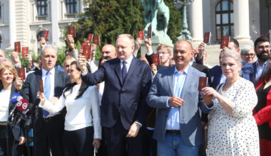 (Foto) Đilas: SSP, SRCE i Solidarnost zajedno na vanrednim parlamentarnim izborima