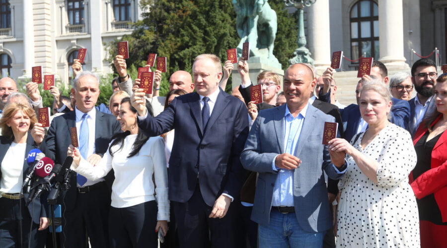 (Foto) Đilas: SSP, SRCE i Solidarnost zajedno na vanrednim parlamentarnim izborima