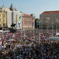 (Foto) U Zagrebu završen protest protiv skladištenja otpada u Lici: Upućeni konkretni zahtevi vladi