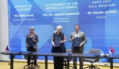 (Foto, video) Potpisan ugovor o učešću Slovenije na izložbi Ekspo 2027