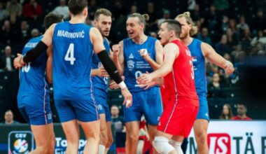 HEROJSKA POBEDA SRBIJE POSLE LUDOG PREOKRETA: Naši odbojkaši gubili 0:2, pa srušili Dansku za osminu finala Evropskog prvenstva! (VIDEO)