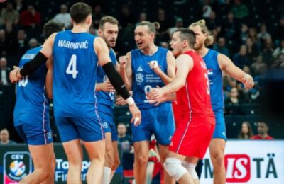 HEROJSKA POBEDA SRBIJE POSLE LUDOG PREOKRETA: Naši odbojkaši gubili 0:2, pa srušili Dansku za osminu finala Evropskog prvenstva! (VIDEO)