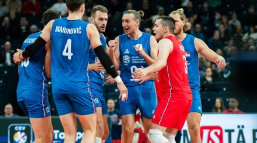 HEROJSKA POBEDA SRBIJE POSLE LUDOG PREOKRETA: Naši odbojkaši gubili 0:2, pa srušili Dansku za osminu finala Evropskog prvenstva! (VIDEO)