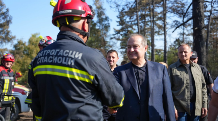 Ivica Dačić: “Požari na Stolovima i Goču ugašeni, nismo imali ni nastradalih niti povređenih”