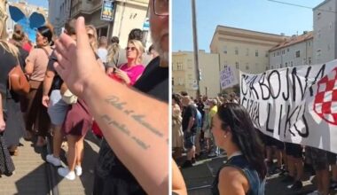 “J*BEM TI MAJKU KOMUNISTIČKU, ZGAZI IH SVE REDOM” Incident na protestu u Zagrebu