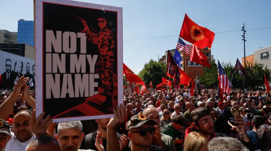 Još jedan protest u Prištini protiv presude bivšim liderima OVK