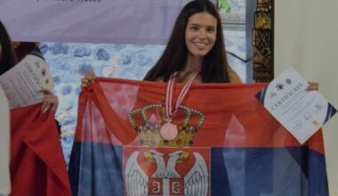 LANA JE PONOS BEOGRADA: Gimnazijalka osvojila bronzanu medalju na Svetskom prvenstvu na Baliju!