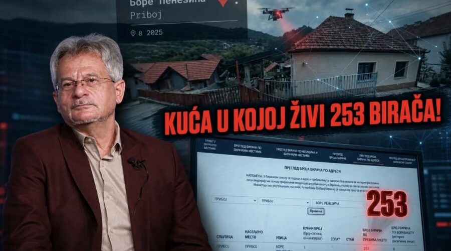 NAJESTREMNIJI SLUČAJ FANTOMSKIH SNS BIRAČA: Čak 253 osoba prijavljeno u kući od 60 kvadrata u Priboju!