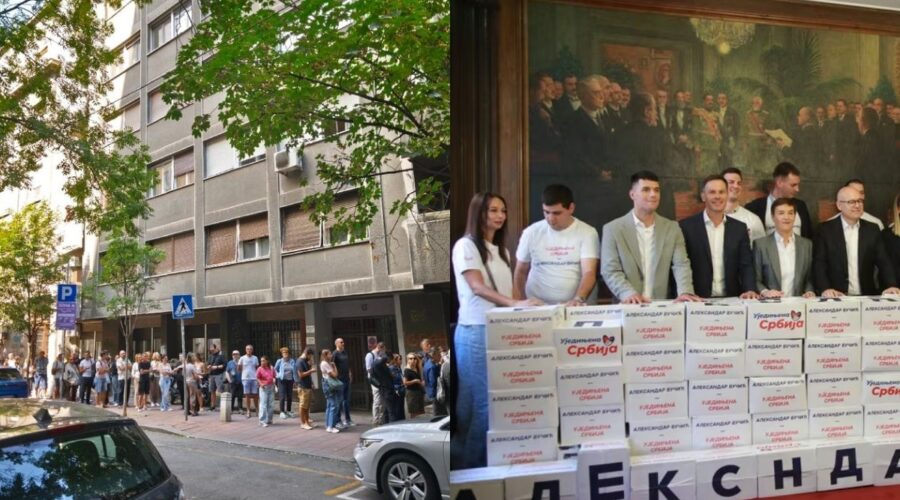 NEKI MUKU MUČE SA BIROKRATIJOM, A NEKI TAJ PROBLEM NEMAJU: SNS predao potpise RIK-u, studenti i opozicija se muče sa notarima!