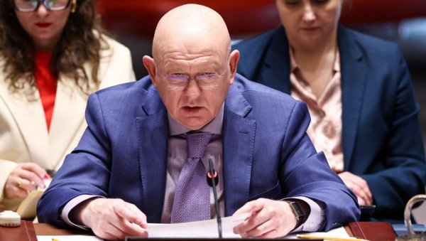 БОРБА ПРОТИВ ТЕРОРИЗМА НЕ СМЕ БИТИ ТАЛАЦ ГЕОПОЛИТИЧКОГ СУКОБЉАВАЊA Небензја: Ниједна држава сама не може томе да се супротстави