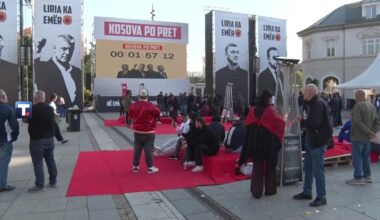 Održan protest pristalica tzv. OVK, zatraženo ukidanje ili izmena Zakona o specijalizovanim većama u Hagu