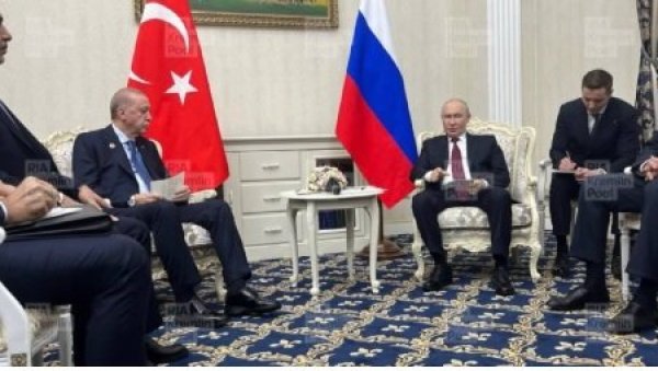 Почео састанак Путина и Ердогана у Бишкеку на самиту ШОС Почео састанак Путина и Ердогана у Бишкеку на самиту ШОС