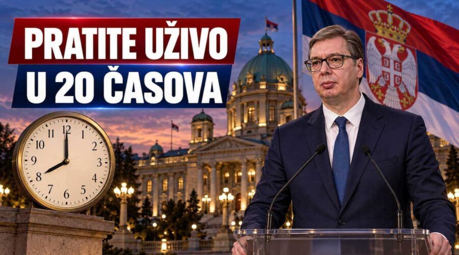 Pogledajte podnošenje ostavke i obraćanje Aleksandra Vučića