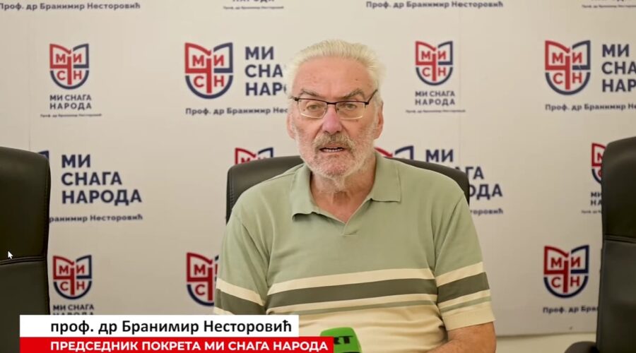 Pokret Mi snaga naroda saopštio kakvo je zdravstveno stanje Branimira Nestorovića | Srpska dijaspora