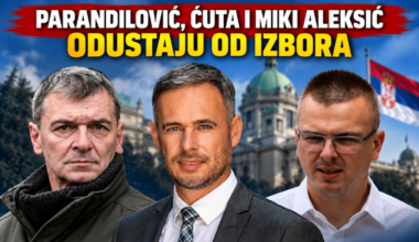 Preokret na političkoj sceni: Parandilović, Ćuta i Miki Aleksić odustaju od izbora