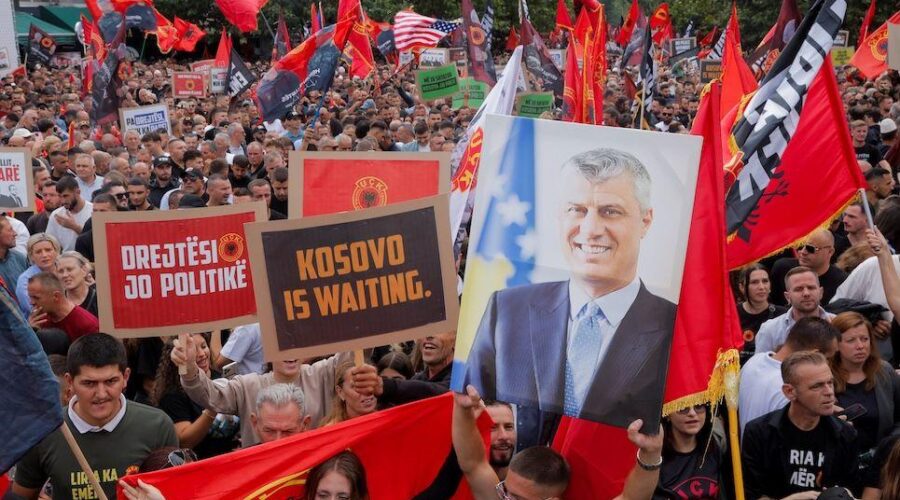 Priština: Marš podrške liderima OVK pred presudu u Hagu