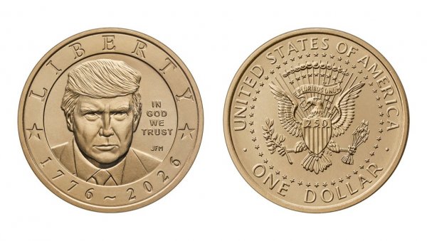 ТРАМП УШАО У ИСТОРИЈУ: Постао први живи председник САД чији се лик нашао на новчићу - колекционари већ лудују за посебним жигом ТРАМП УШАО У ИСТОРИЈУ: Постао први живи председник САД чији се лик нашао на новчићу - колекционари већ лудују за посебним жигом