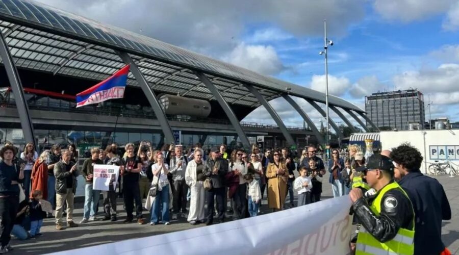 SRBI IZ HOLANDIJE UZ STUDENTE: Okupili se u Amsterdamu i pozvali dijasporu da glasa 25. oktobra!