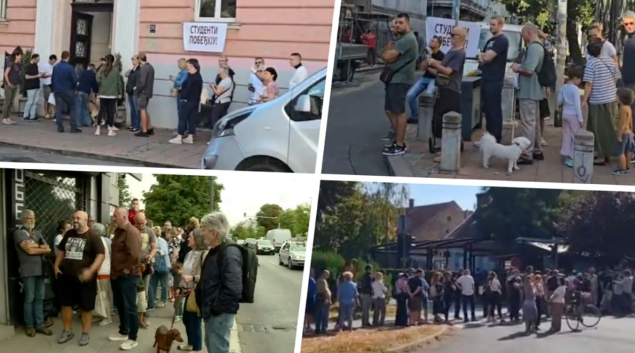 SRBIJA STALA UZ STUDENTE: Građani širom zemlje u redovima za potpis podrške listi „Studenti pobeđuju“! (VIDEO)