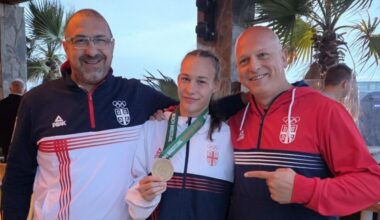 SRBIJO, BUDI PONOSNA! Milica Perović je šampionku sveta u rvanju na pesku! (FOTO)