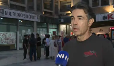 Skup podrške dekanu Sinaniju, Baucal o napadu: Neprihvatljivo, bez obzira na želju vladajuće stranke da ostane na vlasti