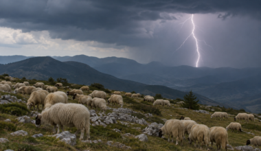 Snažan udar groma usmrtio 95 ovaca u Severnoj Makedoniji