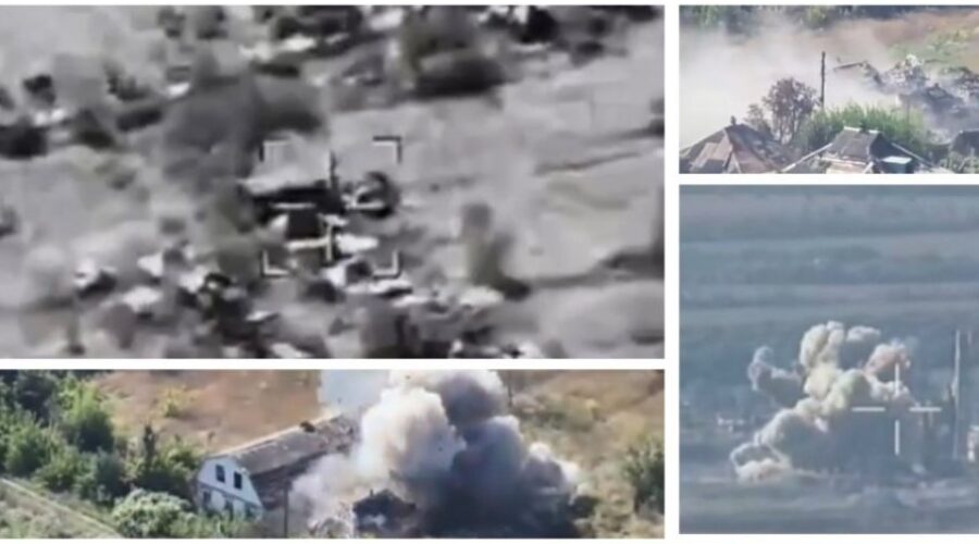 Snimci FAB-500 bombi u Harkovskoj oblasti
