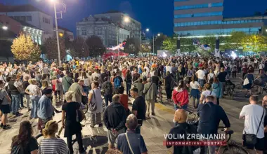 Studenti biciklisti stigli u Zrenjanin: „Ovo je stvarno spektakularno, mnogo više ljudi je došlo nego što smo očekivali“ Studenti pobeđuju