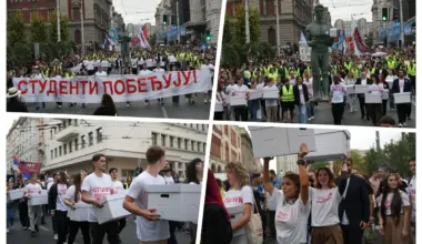 Studenti najavili “Studentski plan”: 11 tačaka u tri oblasti, od sutra predstavljanje širom Srbije, objavljene prve lokacije