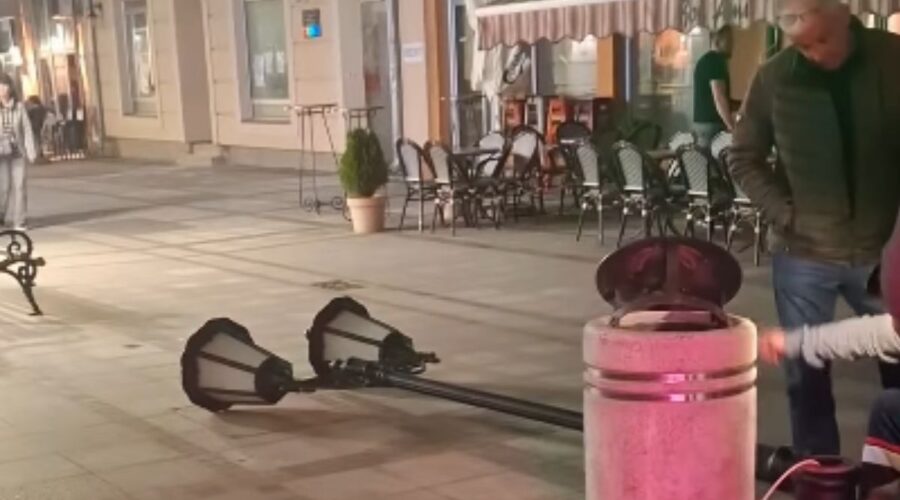 TURISTI IZ BEOGRADA POVREĐENI U CENTRU IVANJICE: Lampion pao na muškarca i njegovu suprugu, niko od nadležnih se ne oglašava! (VIDEO)