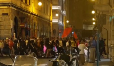 (VIDEO) Albanci u Trstu se pobunili zbog presude Tačiju, protest organizovan preko Tik Toka | Srpska dijaspora