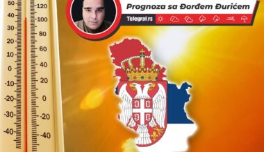 Vedro i vrelo, temperatura do 38: Evo kada stiže hladni front, uz promenu vremena