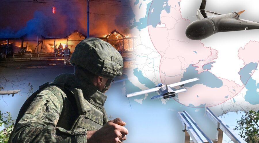 (Video) Ruski dron pogodio voz na relaciji Kijev-Varšava! Eksplozije odjekivale na 2 kilometara od Poljske, ljudi bežali u skloništa
