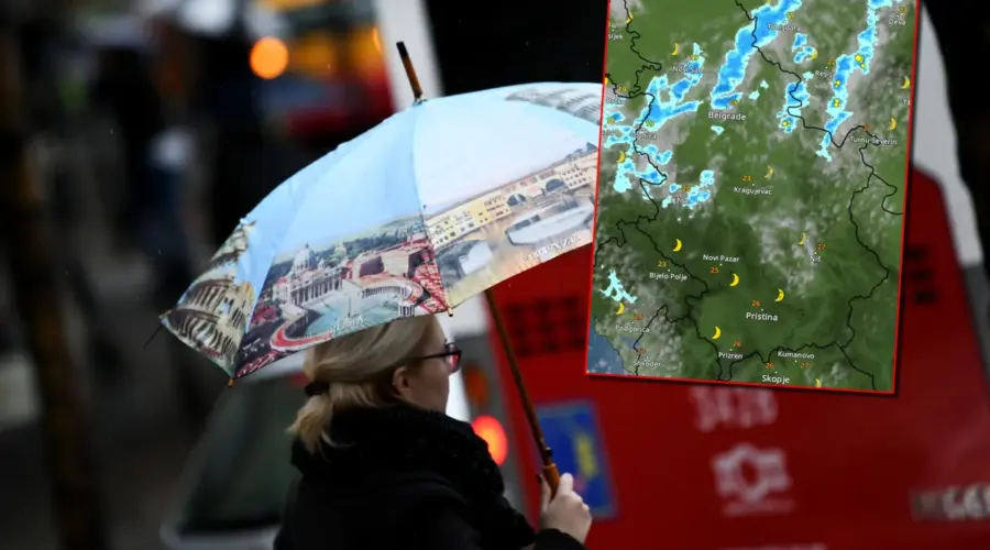 Vremenski radar pokazuje u koliko sati danas počinju pljuskovi i grmljavina: Od sutra više nema ni leta ni toplog vremena