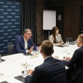 Vučić sa predsednikom GLOBSEC-a: Razgovor o promenama u Evropi i svetu i njihovom uticaju na region