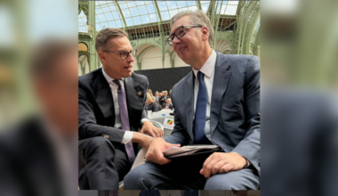 Vučić u Parizu razgovarao sa predsednikom Finske