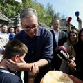 Vučić u Velikoj Plani: Uskoro rekonstrukcija srednjoškolskog centra i Doma zdravlja