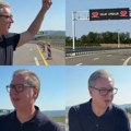 Vučić vozio novom obilaznicom oko Kragujevca: "Ovo je spas za grad"; Otvoreno prvih pet kilometara VIDEO