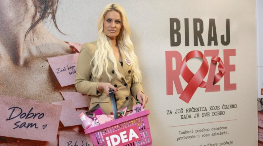 IDEA marketi kroz Biraj roze deo prihoda usmeravaju Institutu za onkologiju i radiologiju Srbije